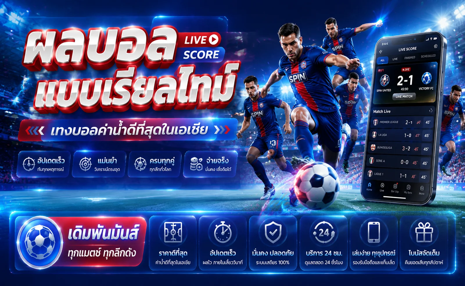 แทงบอลออนไลน์ COBA1688 บอลสด อัตราต่อรองดี